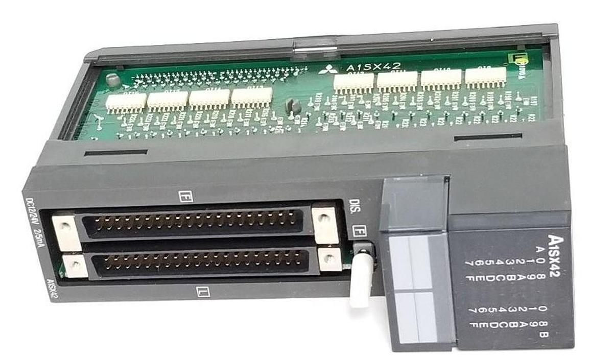 Used MITSUBISHI AISX42 INPUT UNIT 12-24VDC, 2/5mA
