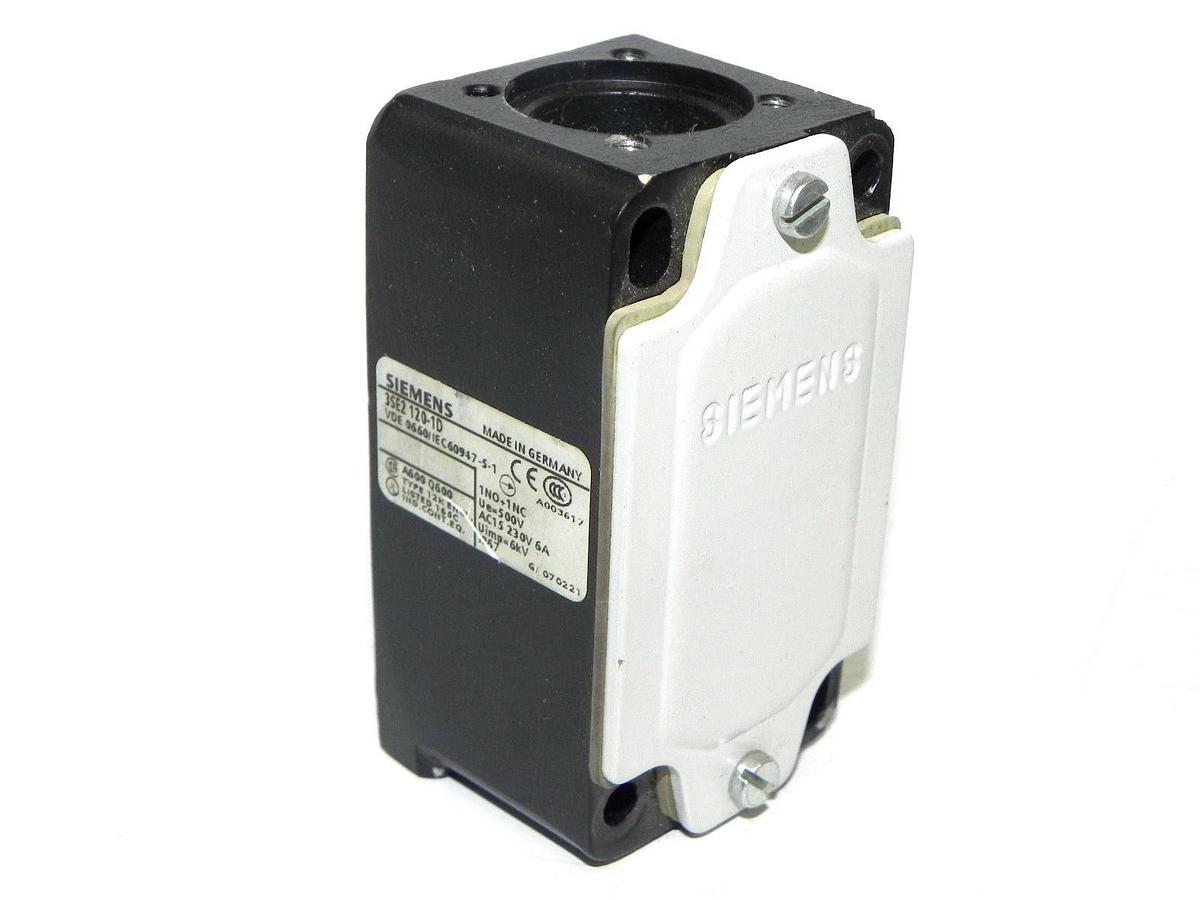 Used SIEMENS 3SE2 120-1D LIMIT SWITCH ROLLER PLUNGER 1NO+1NC,SNAP-ACT