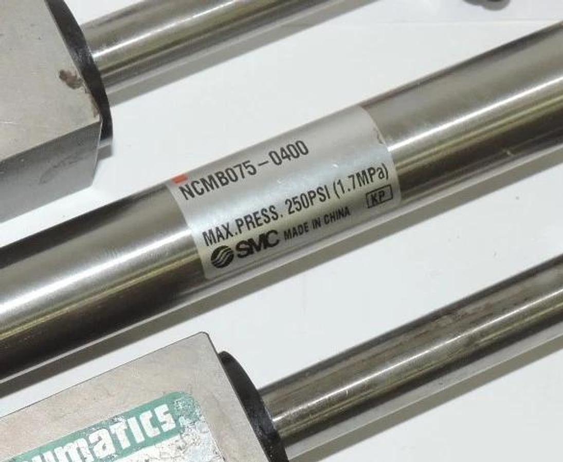 Used NUMATICS SH07504LB1ZCS4 SH SERIES LINEAR SLIDE WITH SMC NCMB075-0400 CYLINDER