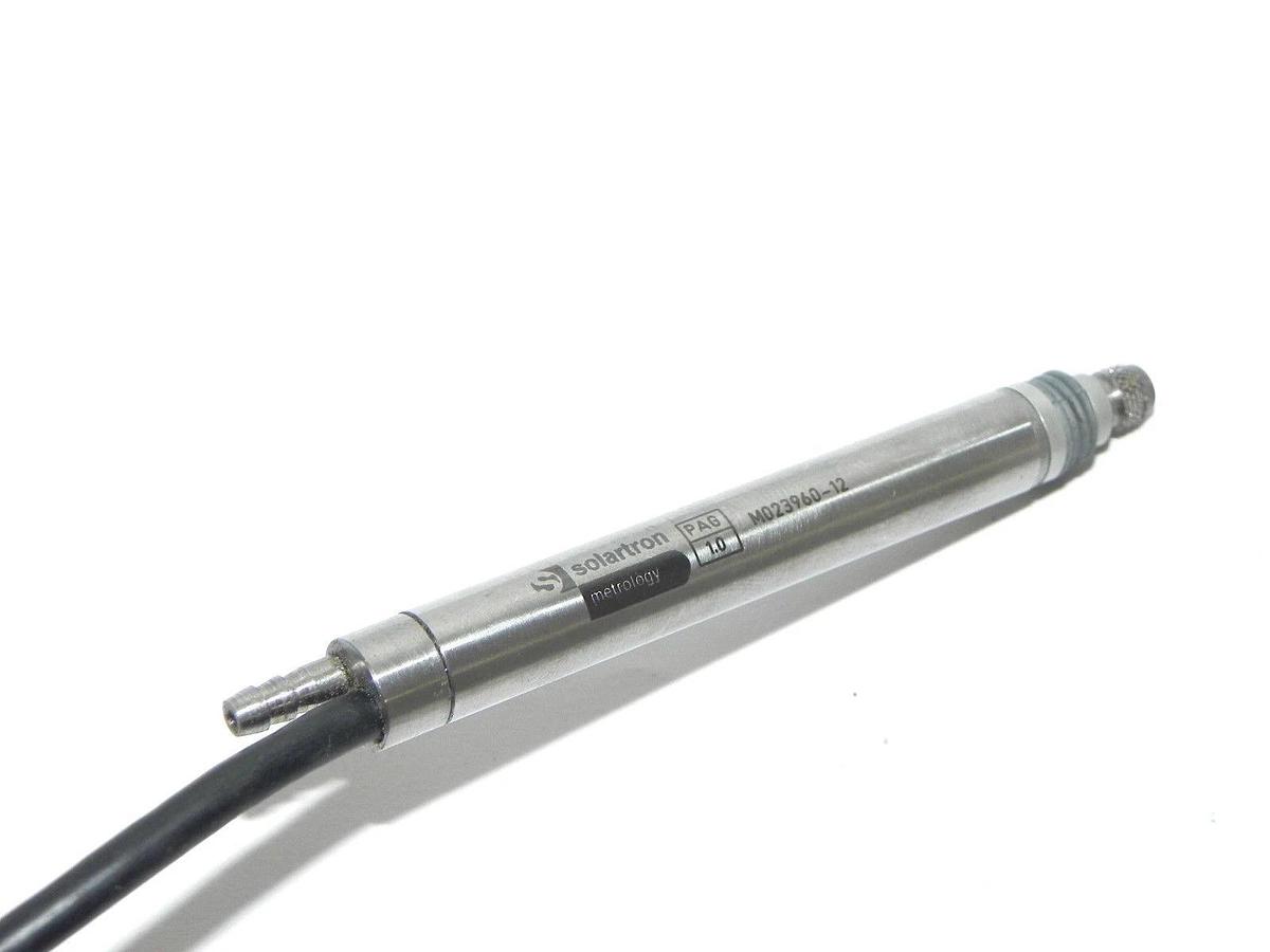 Used SOLARTRON 920606 GAUGING TRANSDUCER PROBE PNEUMATIC M023960-12, TYPE PAG/1.0