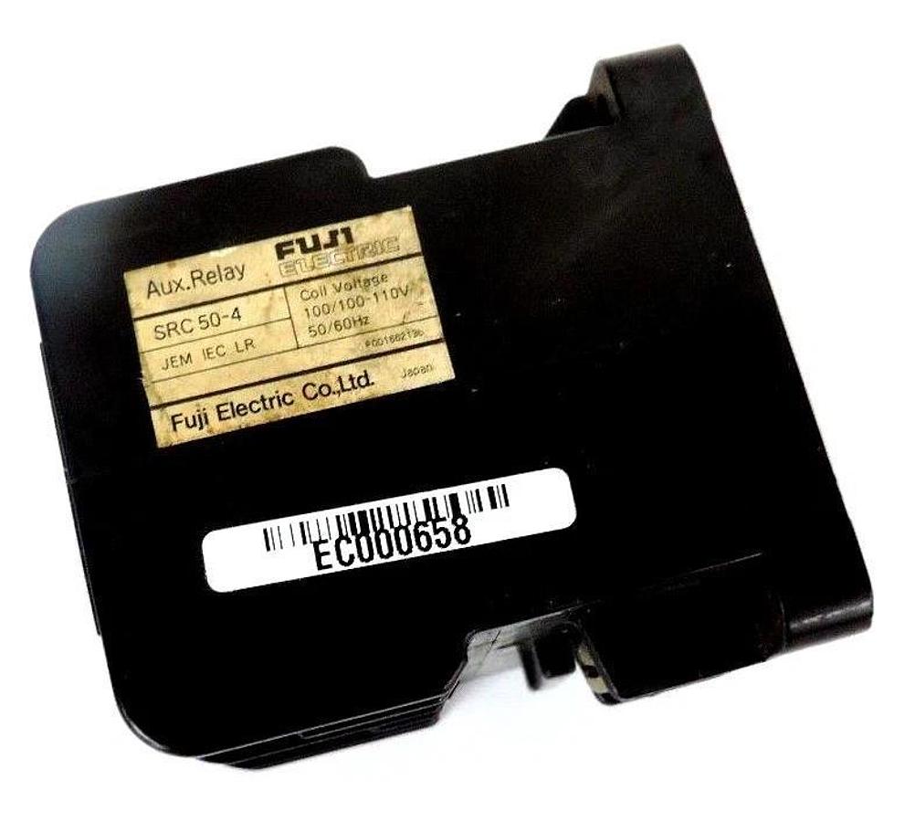 Used FUJI ELECTRIC SRC 50-4 AUX. RELAY 110V, SRC504
