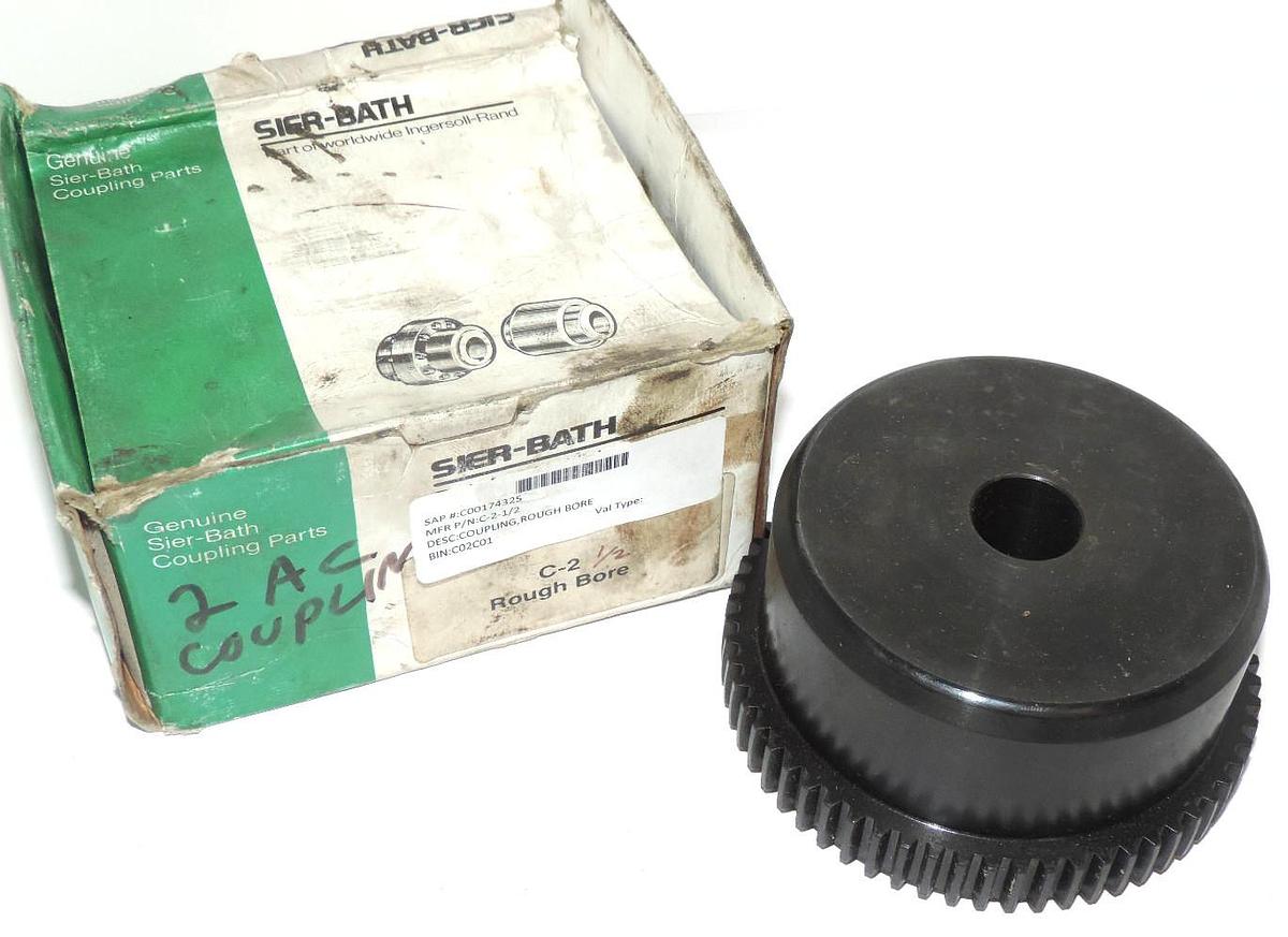 Used NIB SIER-BATH C-2 1/2 , 7/8" ROUGH BORE 62 TOOTH SPROCKET