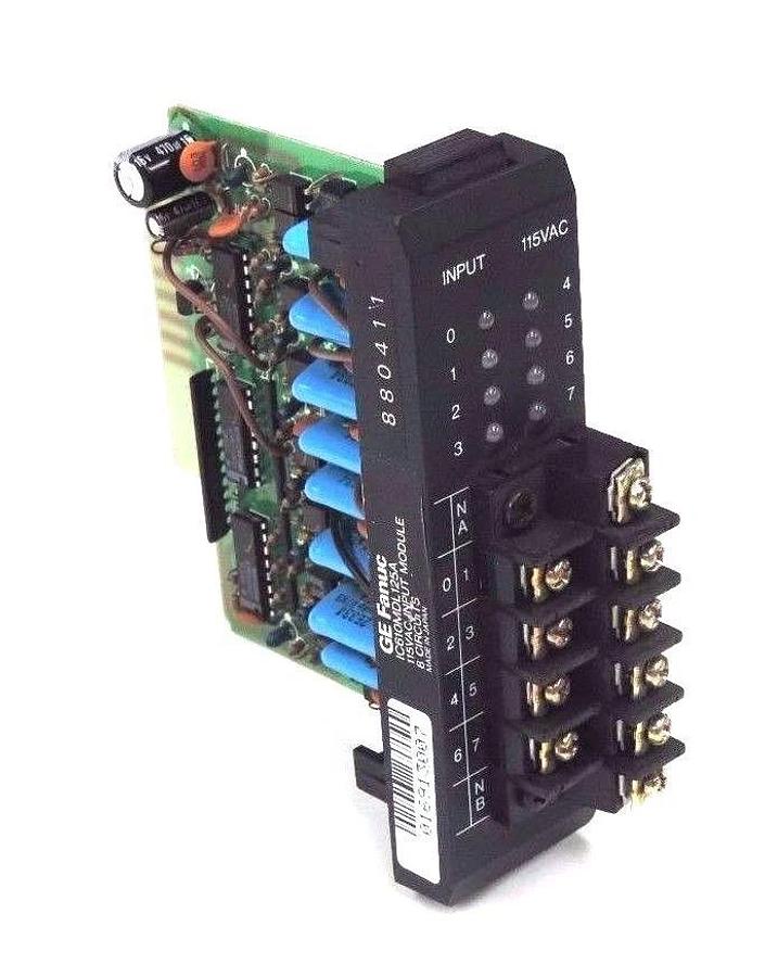 Refurbished LOT OF 5 REPAIRED GE FANUC IC610MDL125A INPUT MODULES 115VAC, 8 CIRCUITS