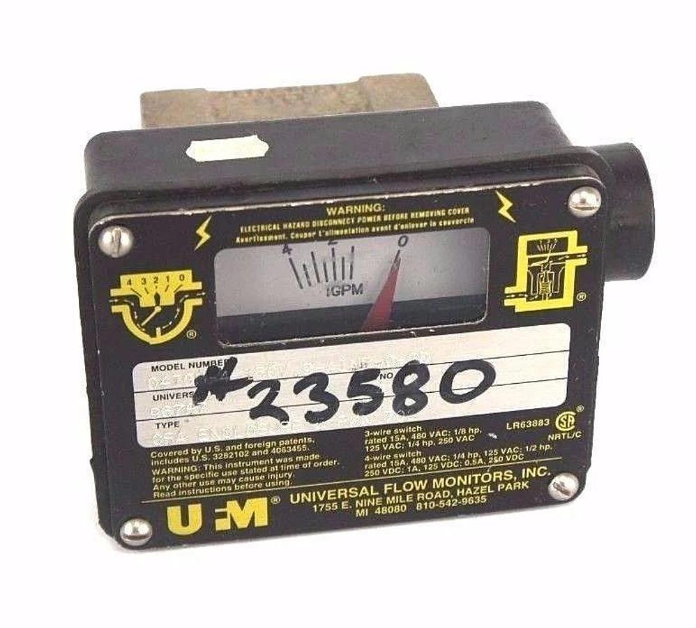 Used UFM 04IGM-4-150V.9-A1NR-C-2D FLOW METER 96787 CSA ENCLOSURE 5 P/N 700