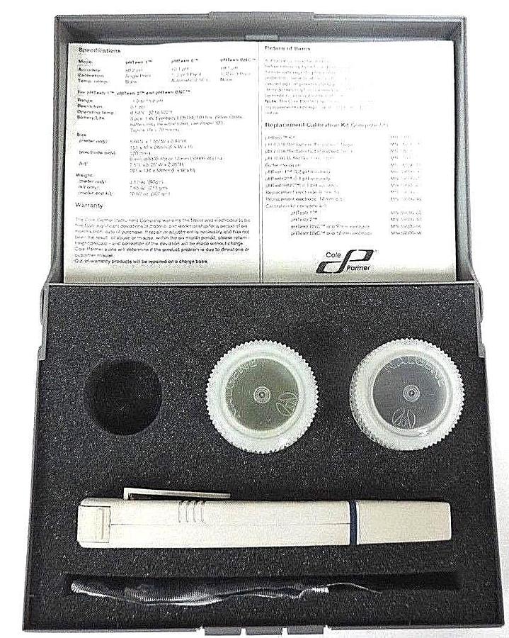 Used COLE PARMER 59000-60 PHTESTR 3 WITH ATC 5900 SERIES CALIBRATION KIT 5900060