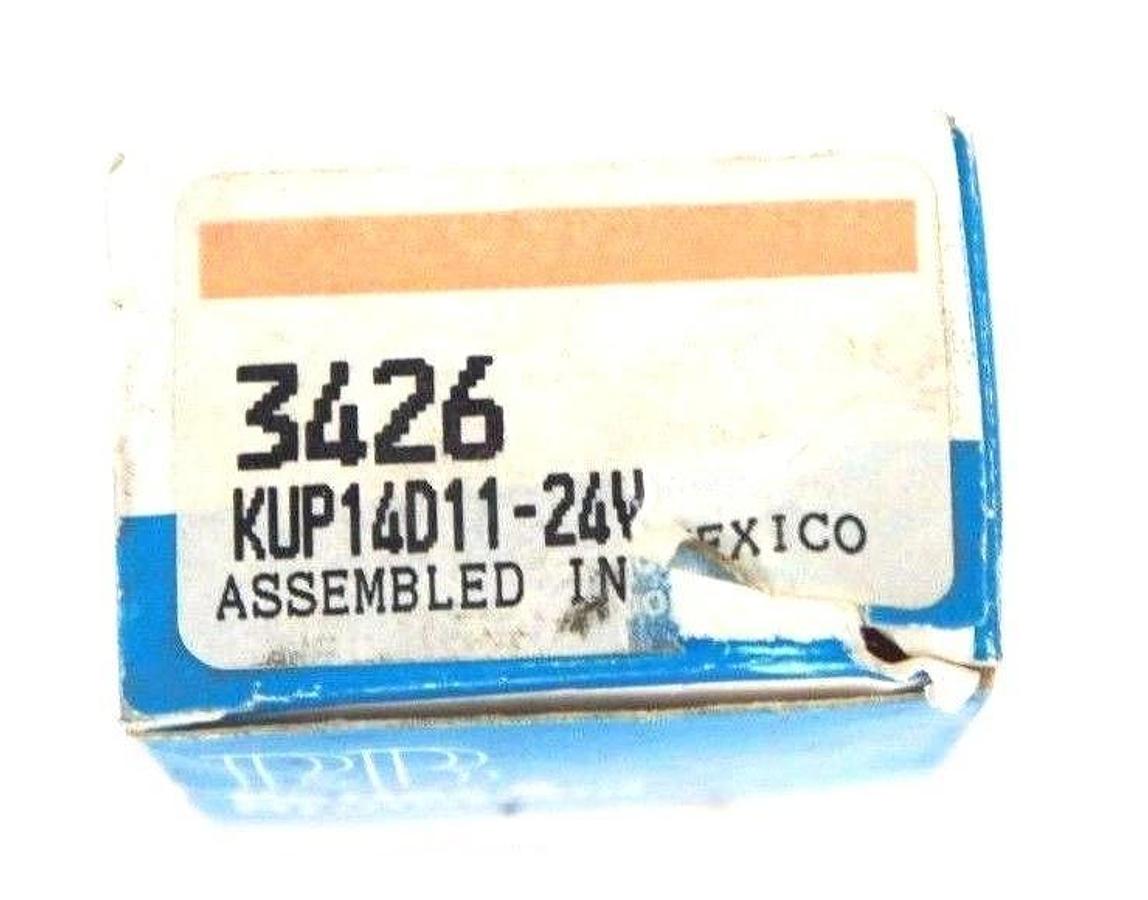 Used NIB POTTER & BRUMFIELD KUP14D11-24 RELAY KUP14D1124V