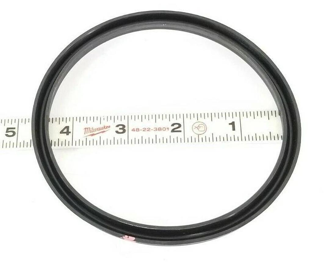Used LOT OF 12 GENERIC EEE2-7F2 GASKETS BLACK 4'' I.D. 4-1/2'' O.D.