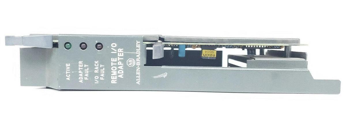 Used ALLEN BRADLEY 1771-ASB/E REMOTE I/O ADAPTER H/W REV: A01 SER. E F/W REV: H