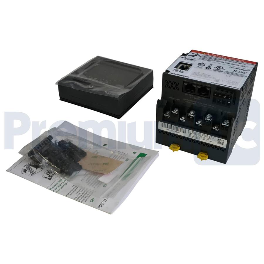 Used Schneider METSEPM8213 PowerLogic PM8000 Power Quality Meter w/METSEPM89RD96 NSNP
