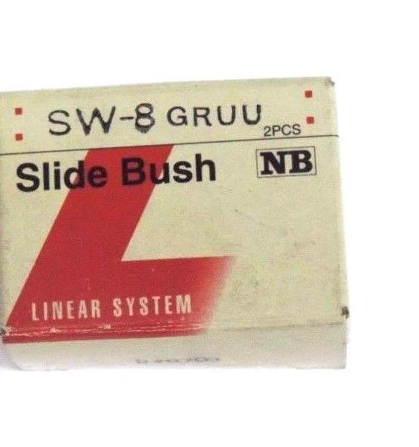 2 BOXES OF 2 NIB NP NIPPON SW-8 GRUU LINEAR SLIDE BUSHINGS 030703, SW8GRUU