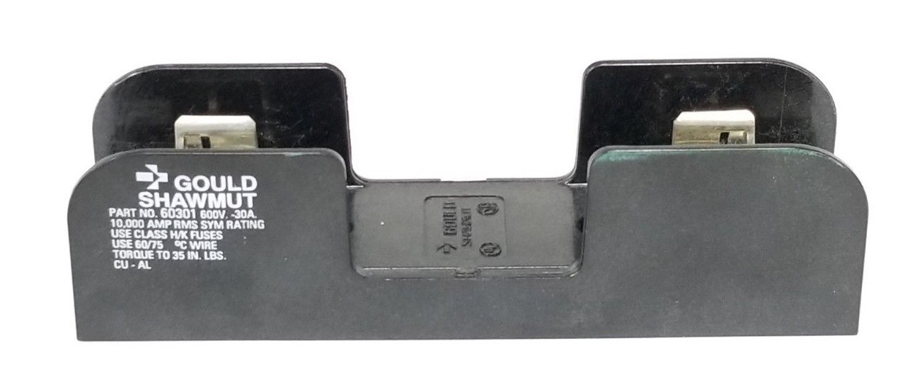 Used GOULD SHAWMUT 60301 FUSE HOLDER 600V, 30A, 1P
