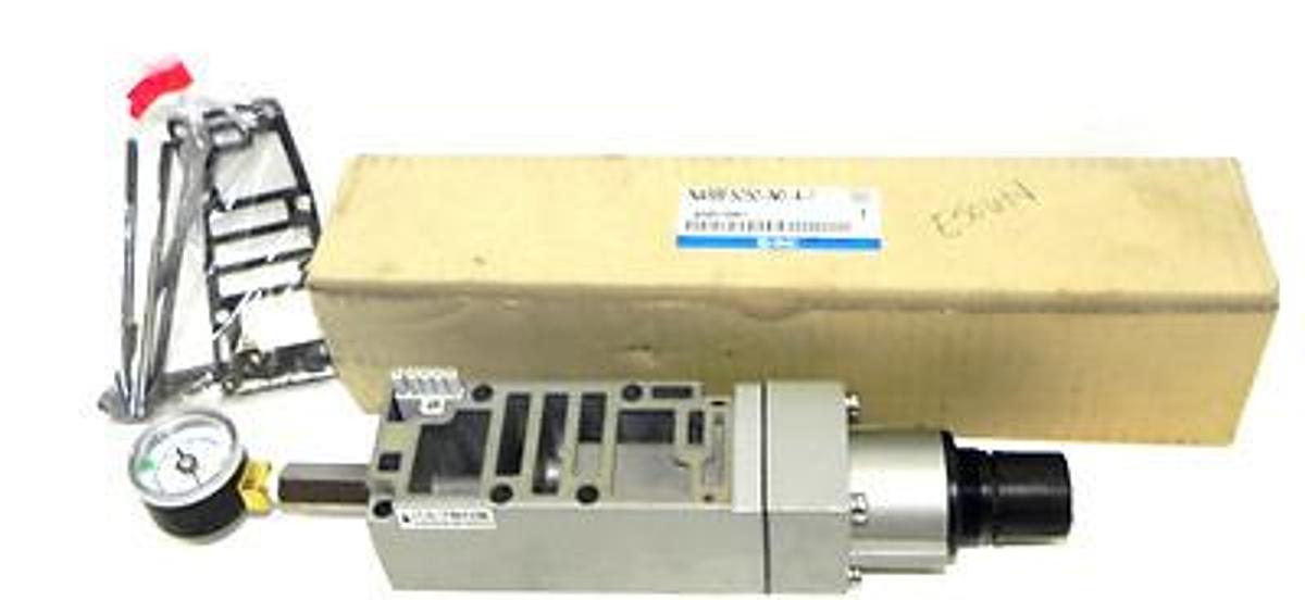 NIB SMC NARBF5050-N0-A-1 REGULATOR VALVE W/ GAUGE NARBF5050N0A1