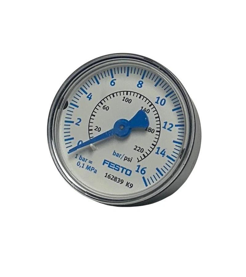 4 FESTO MA-50-16-1/4-EN / 162839 SERIES K9 MANOMETER PRESSURE GAUGES 0-16 NSMP