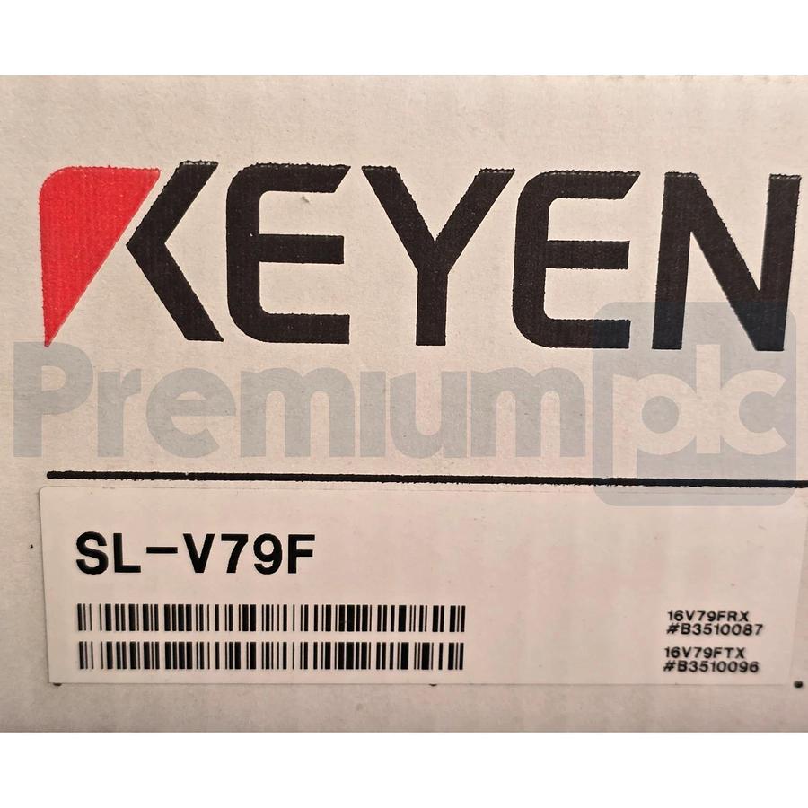 Keyence SL-V79F ø14 mm Safety Light Curtain Set w/ SL-V79F-R & SL-V79F-T NSMP