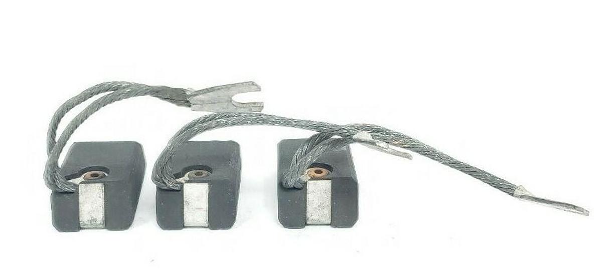 Used LOT OF 3 NEW NATIONAL SA35 CARBON BRUSHES