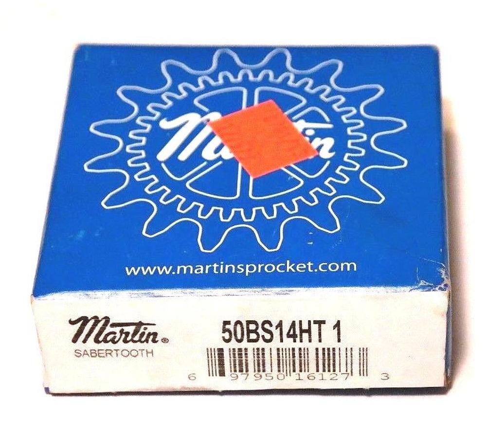Used NIB MARTIN 50BS14HT-1 SPROCKET 1" BORE 50BS14HT1