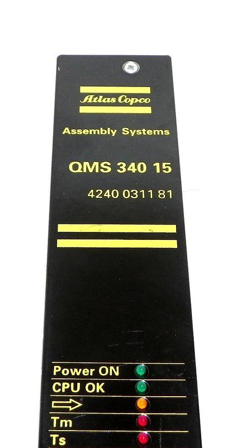 Refurbished REPAIRED ATLAS COPCO 4240031181 SERVO CONTROLLER QMS34015 4240031181-0008