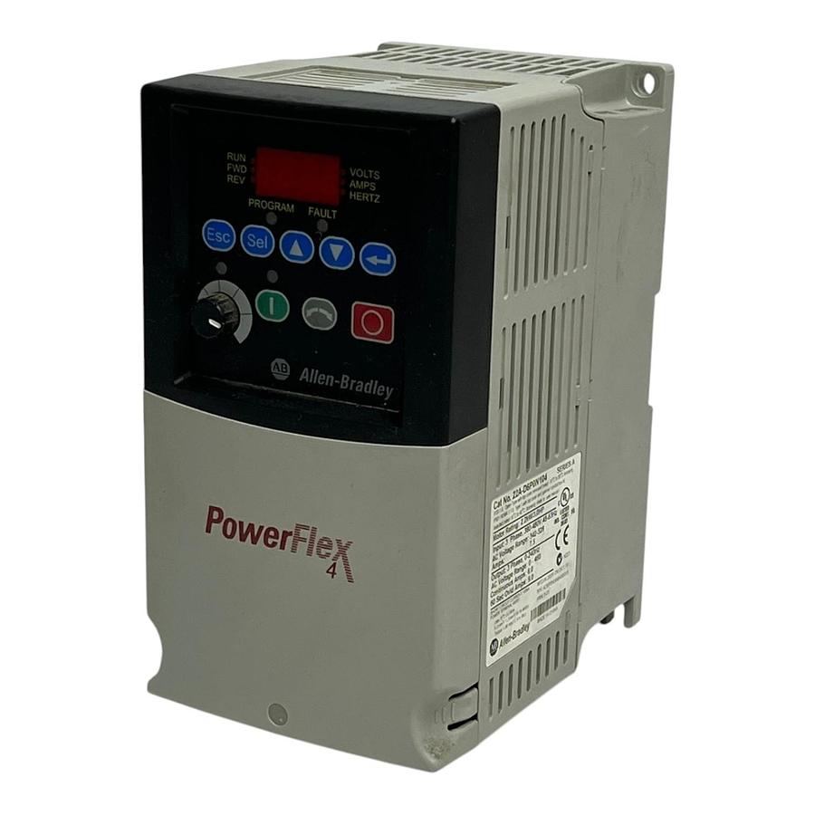 Used Allen-Bradley 22A-D6P0N104 PowerFlex 4 VFD 3HP 480V 3-Phase AC Motor Drive