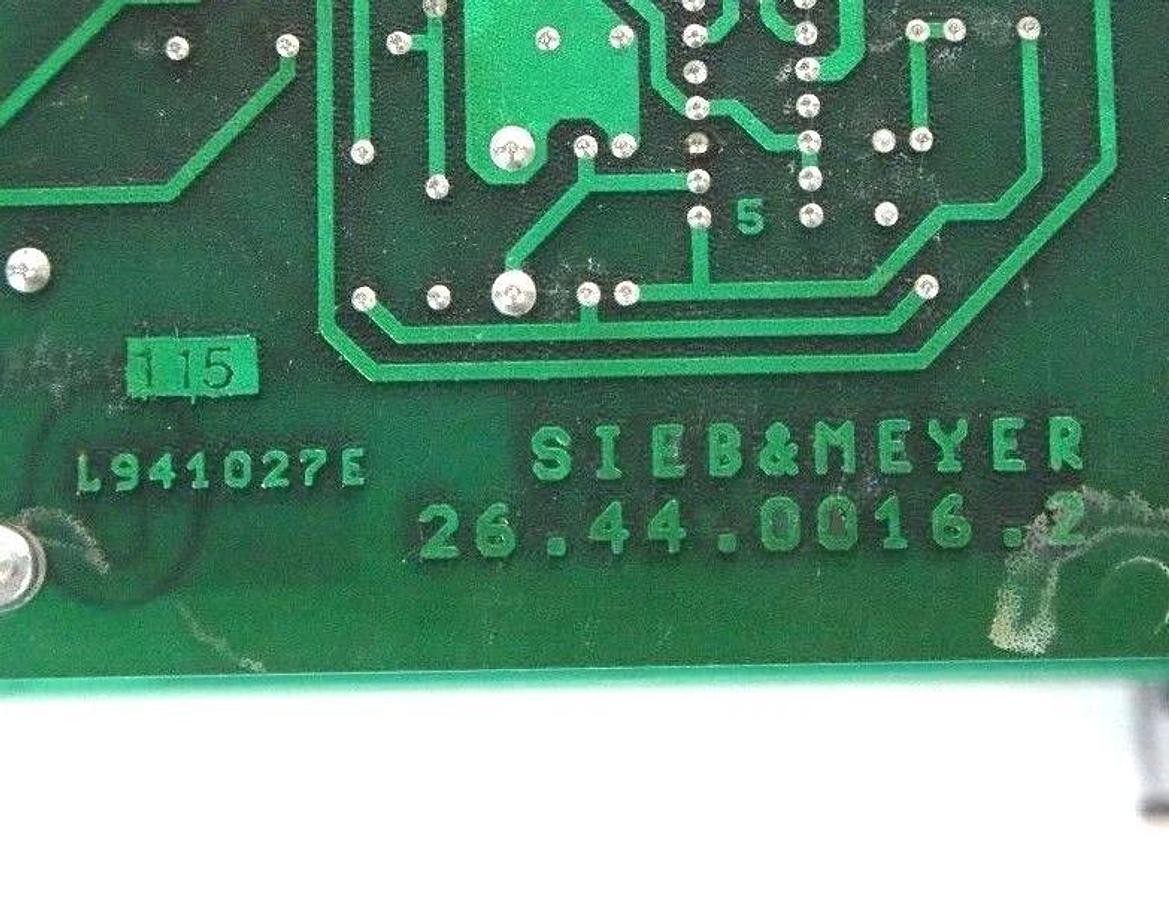 Used SIEB & MEYER SINUDYN 26.44.18 BRUSHLESS SERVO CONTROLLER 26.44.0016.2 L9410276