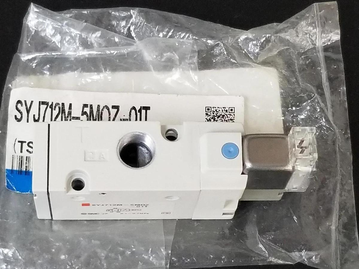 Used NEW SMC SYJ712M-5MOZ-01T SOLENOID VALVE TSYJOD31 SYJ712M5MOZ01T