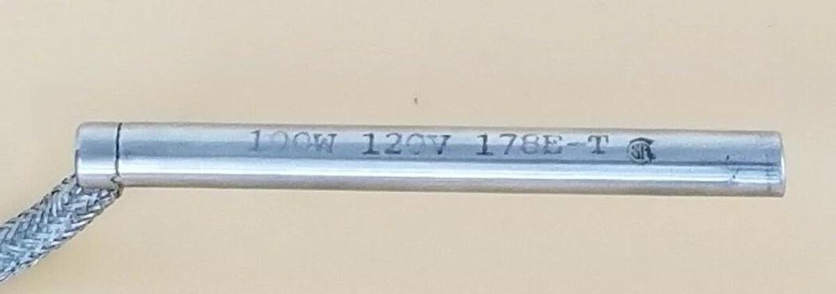 Used OGDEN MXEE02A3040 HEATER CARTRIDGE 178E-T, 100W, 120V