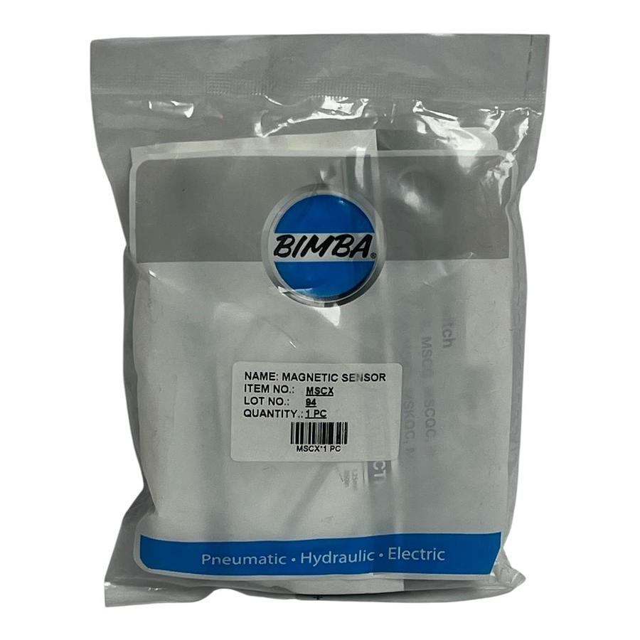 Used Bimba MSCX Solid State Magnetic Sensor PNP 30VDC 3.6m Lead - New Sealed Bag
