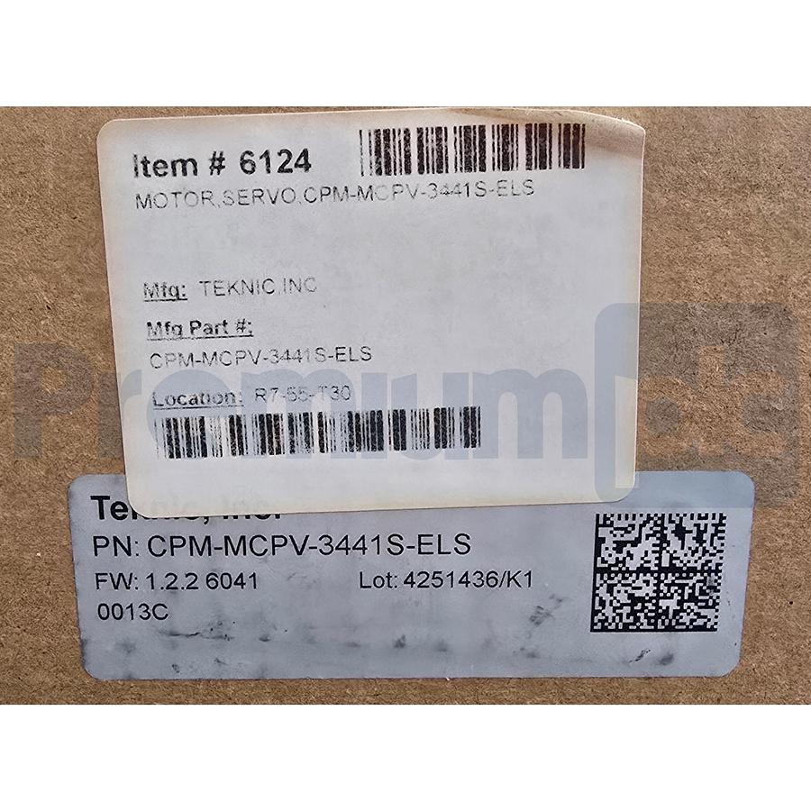 Used Teknic CPM-MCPV-3441S-ELS Nema 34 ClearPath-MCPV Servo Motor 24-75VDC/10A NSMP