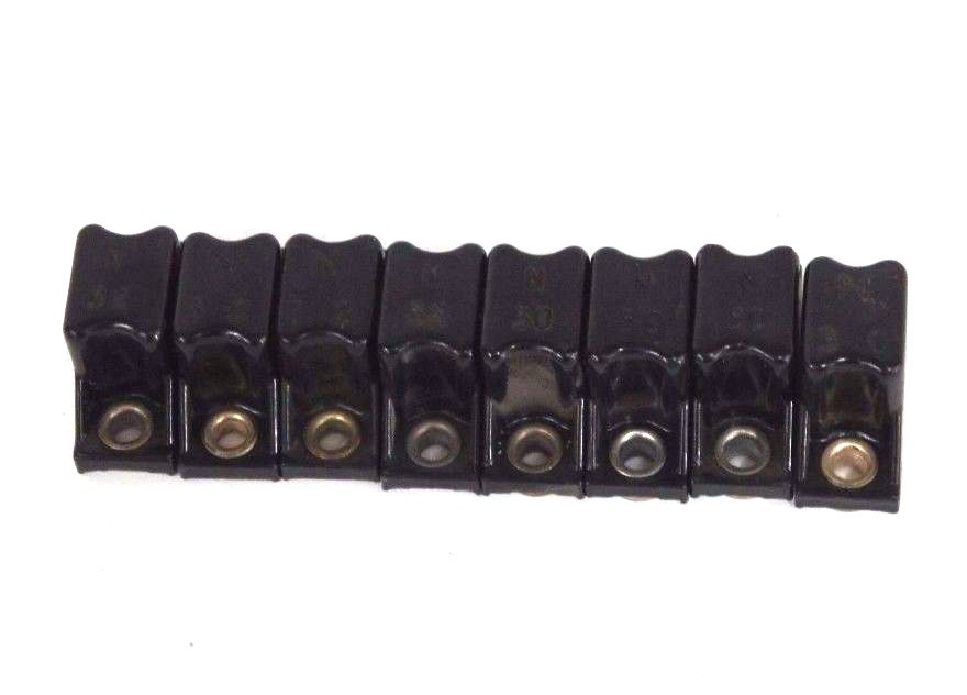 Used LOT OF 8 ALLEN BRADLEY HEATER ELEMENTS (4) N30 (4) N32