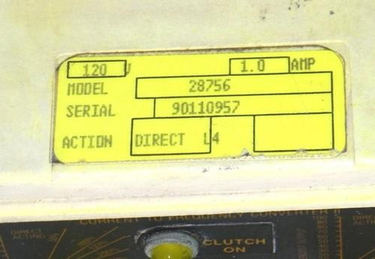 Used LIQUID METRONICS 28756 CURRENT TO FREQUENCY CONVERTER II 1.0AMP