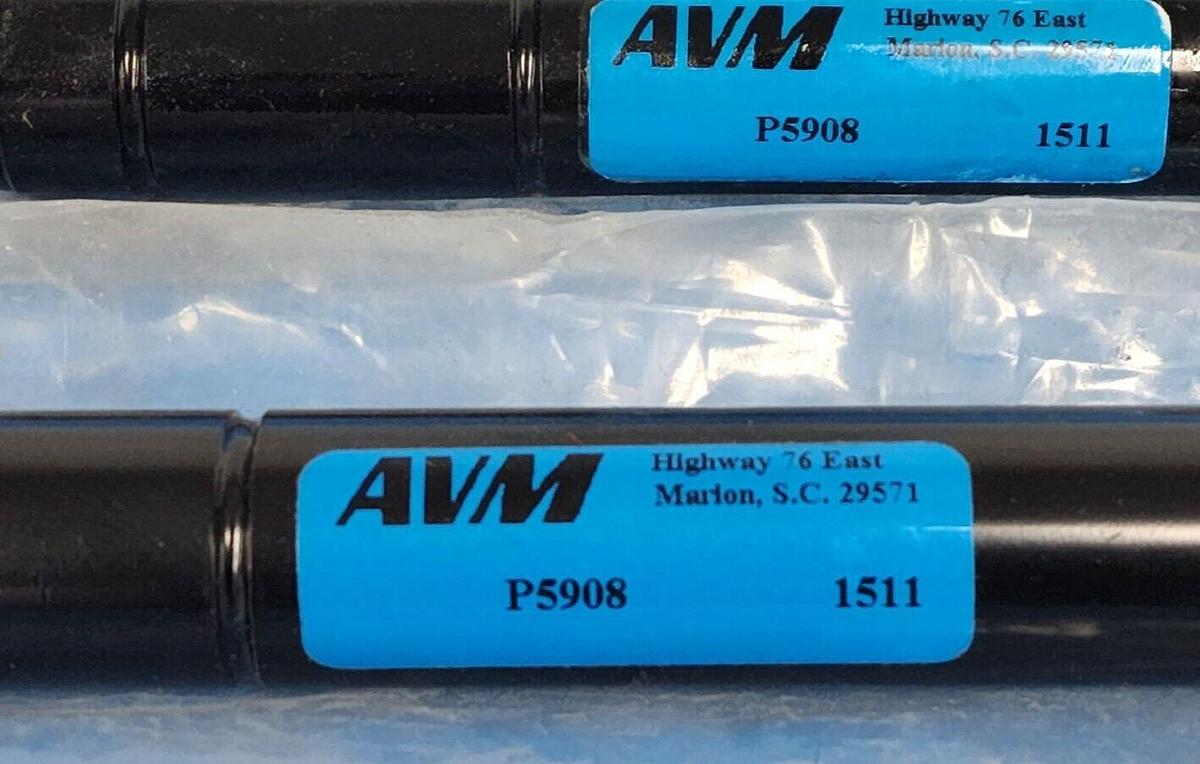 Used LOT OF 2 NEW AVM P5908 CYLINDERS 1511