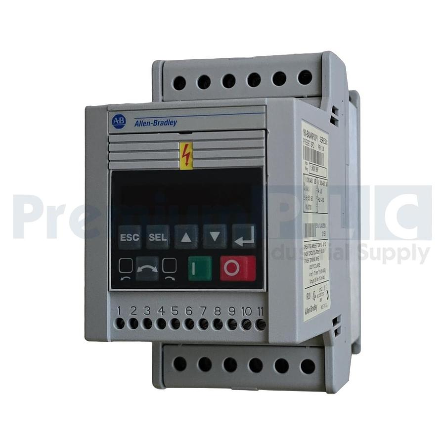 Used ALLEN BRADLEY 160-BA04NPS1P1 /C 160 SSC VARIABLE SPEED DRIVE 1.5kW/2HP FRN 7.06