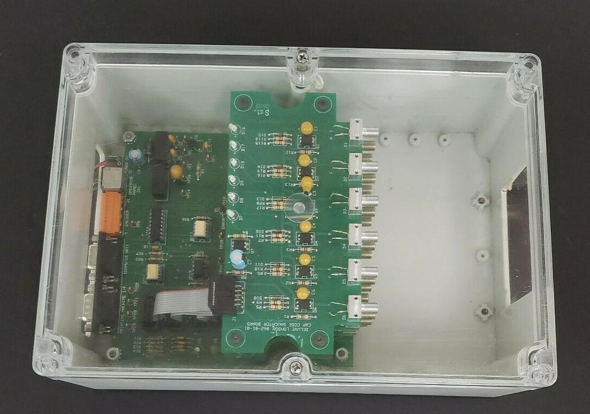 Used DELUXE LONDON 062-01-01 REV-1 CAP CODE MASTER CONTROLLER W/ 3 DAUGHTER BOARDS