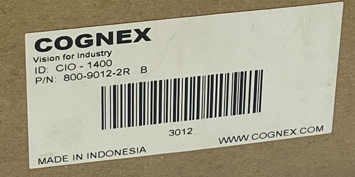 Used Cognex CIO-1400 I/O Expansion Module 800-9012-2R B Vision System Interface, NSMP