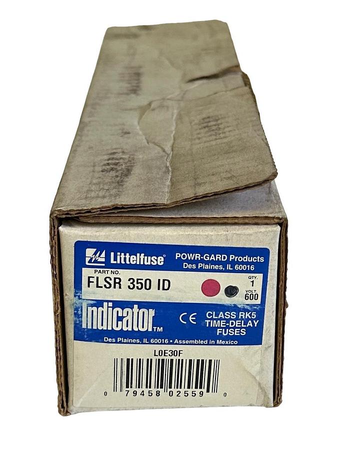 NEW LITTELFUSE FLSR 350 ID / FLSR350ID TIME DELAY FUSE W/ INDICATOR 75-600V 350A