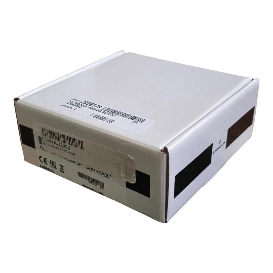 Used GE FANUC EMERSON IC694ALG392 PACSystems RX3i OUTPUT MODULE ANALOG 8PT NSFS