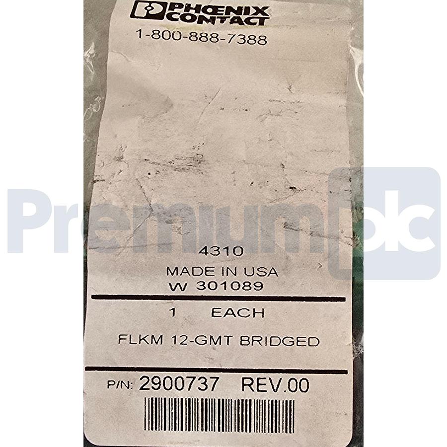 Used Phoenix Contact FLKM-12-GMT-BRIDGED Interface Module Varioface 12-Pos 2900737