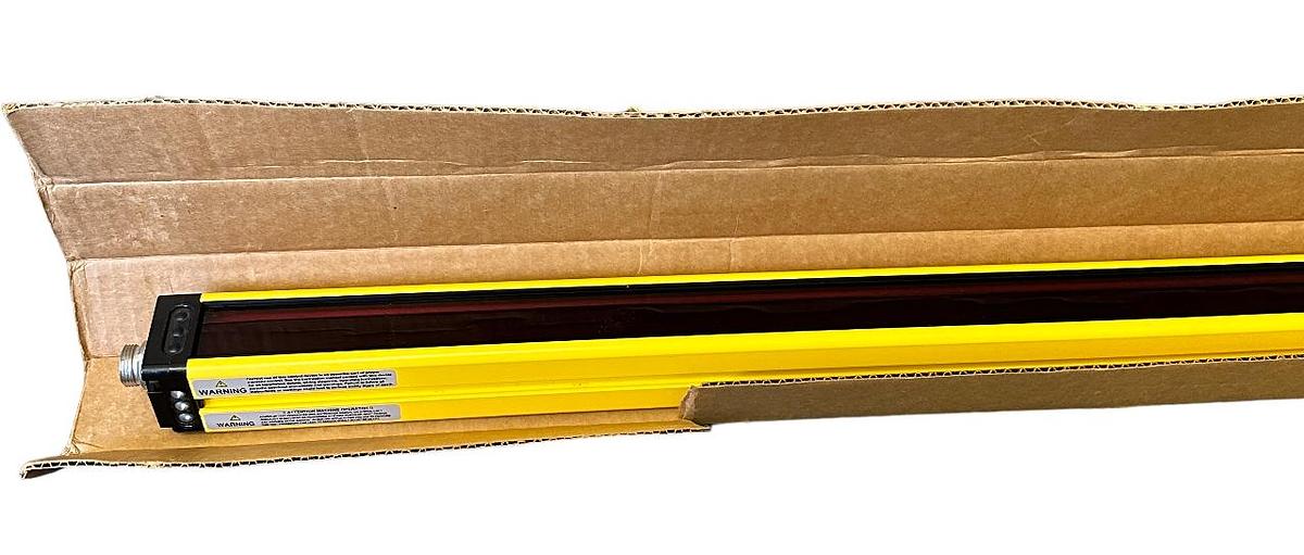 Used NEW BANNER MSXLHDR7212Y MINI-SCREEN HD SAFETY LIGHT CURTAIN RECEIVER 38mm 68961