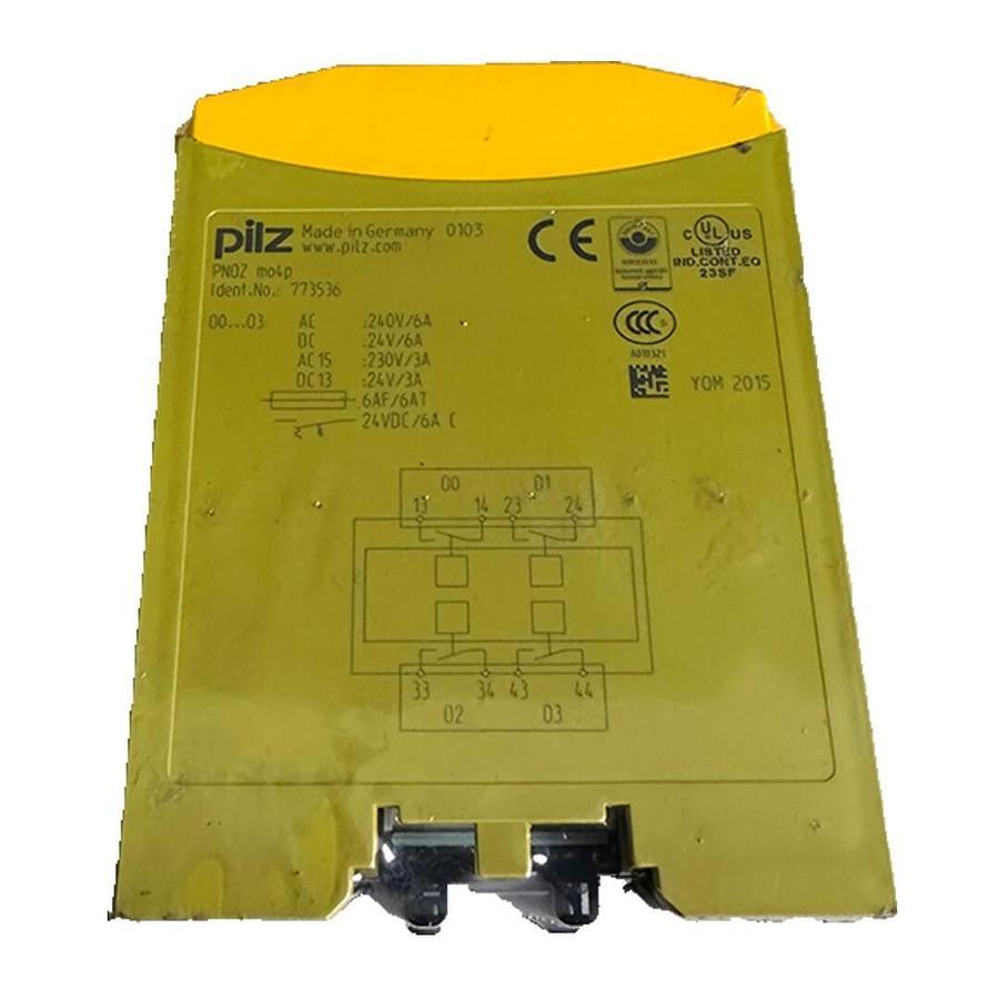 NEW SEALED PILZ PNOZ mo4p / PNOZmo4p EXPANSION MODULE RELAY 773536