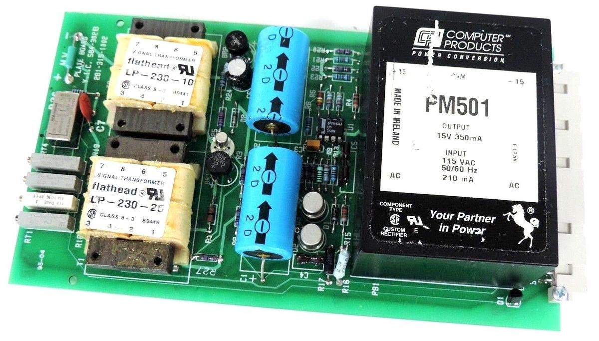Used VIC 584-302B PC BOARD WITH PM501 POWER SUPPLY 584302B