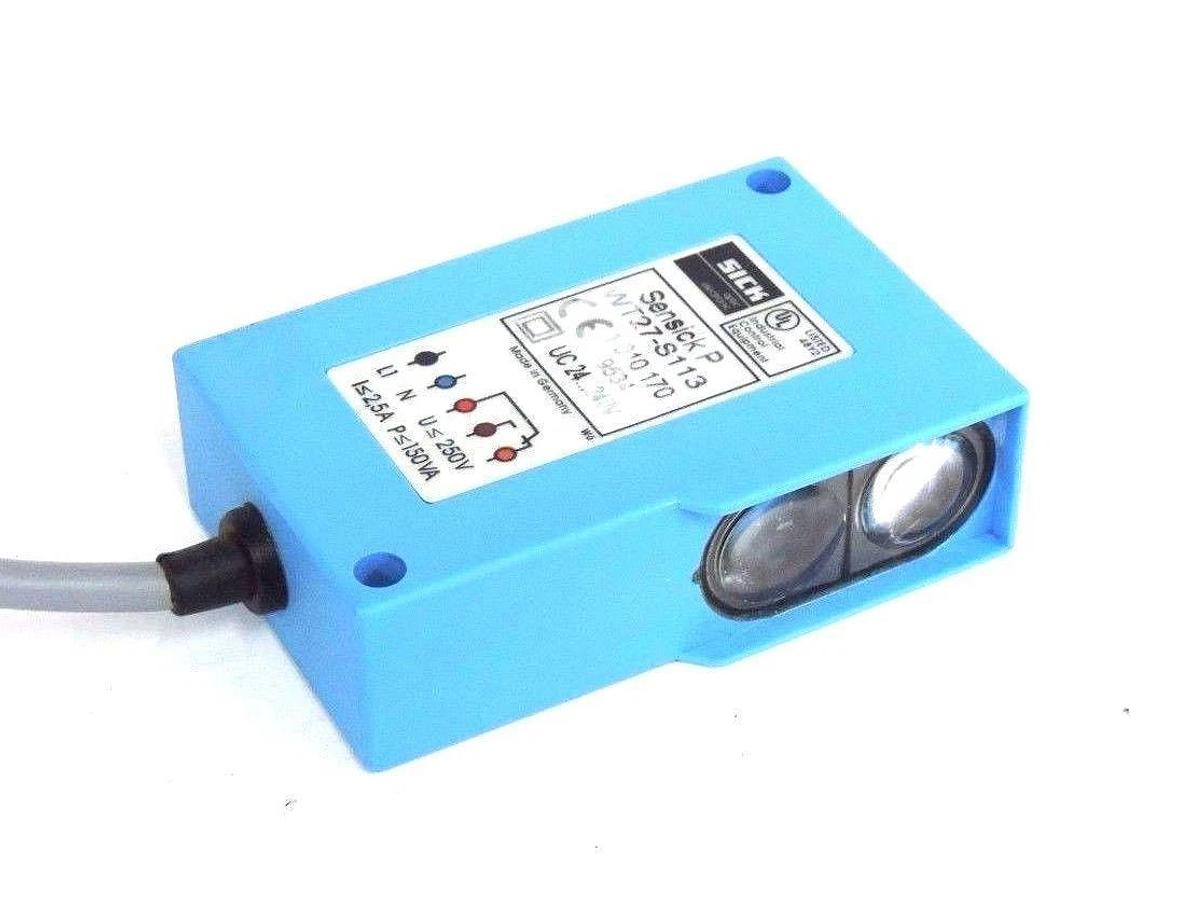 Used SICK OPTIC WT27-S113 PHOTOELECTRIC DIFFUSE UC 24, 240V, WT27S113