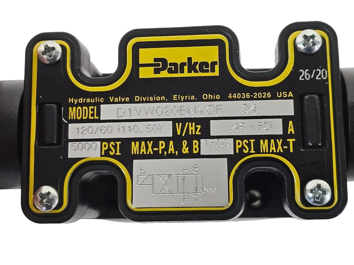 NIB PARKER D1VW020BNYCF HYDRAULIC SOLENOID VALVE D1VW020BNYCF 94