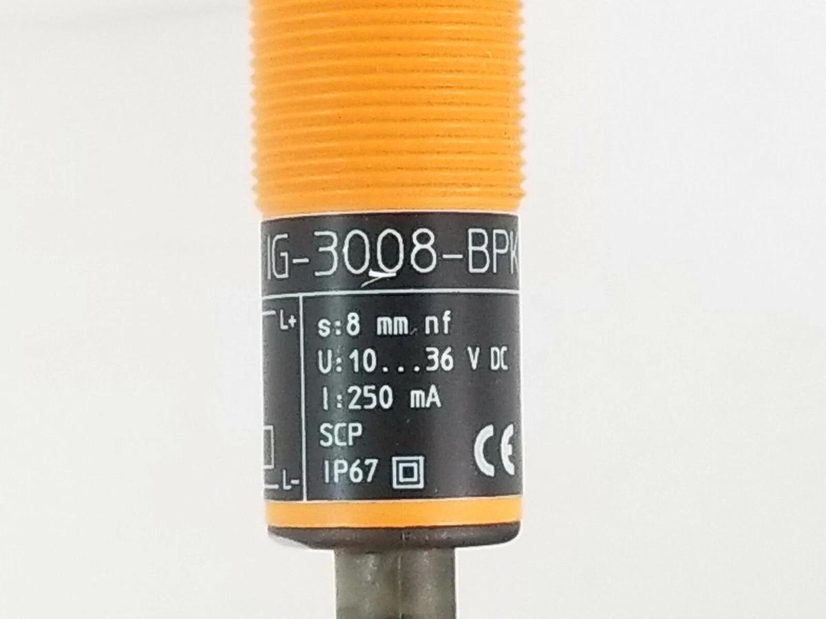 NEW IFM EFECTOR IG5405 PROXIMITY SWITCH IG-3008-BPKG