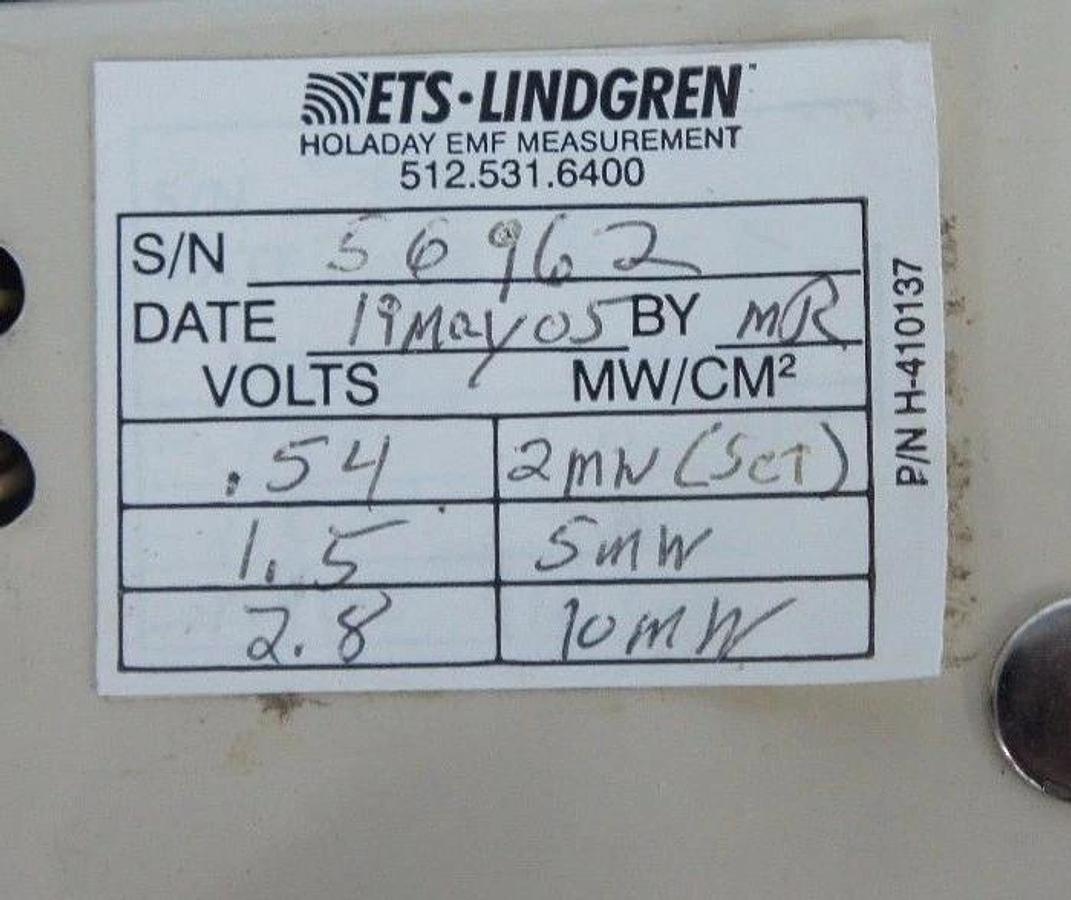 Used ETS-LINDREN HOLADAY H-410137 MICROWAVE INTERLOCK SYSTEM