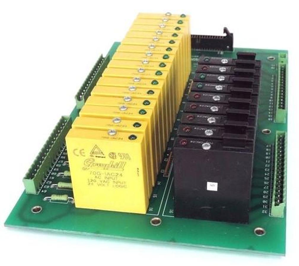 Used ABB GRAYHILL 69YY16004 RELAY CONTROL BOARD ROBOTICS W/ 70G-IAC24, 70G-OAC24