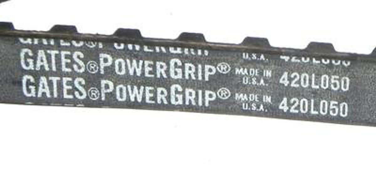 Used NEW GATES POWERGRIP 420L050 TIMING BELT