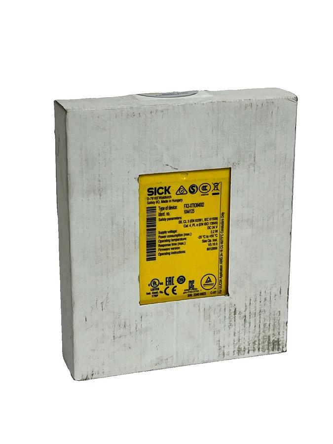 SICK FX3-XTIO84002 Flexi Soft Safety I/O Module 1044125 - 8 In / 4 Out NSFS