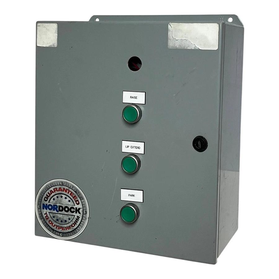 New Nordock 25341-E1 Hydraulic Dock Leveler Control Panel 460V *MISSING BUTTON*