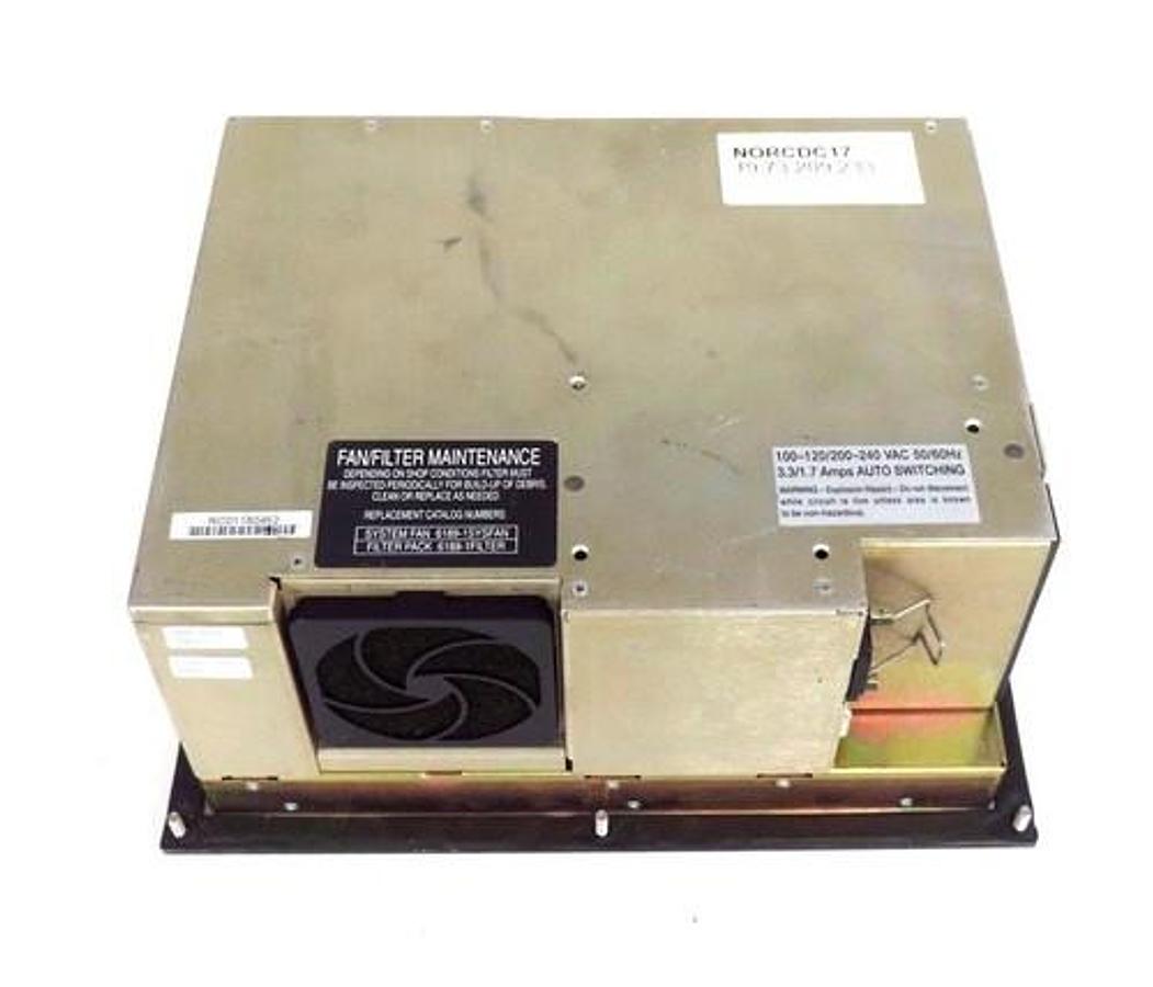 Used ALLEN BRADLEY 6181-ABBCBCZZZ SER. B INDUSTRIAL COMPUTER PANEL 6181ABBCBCZZZ