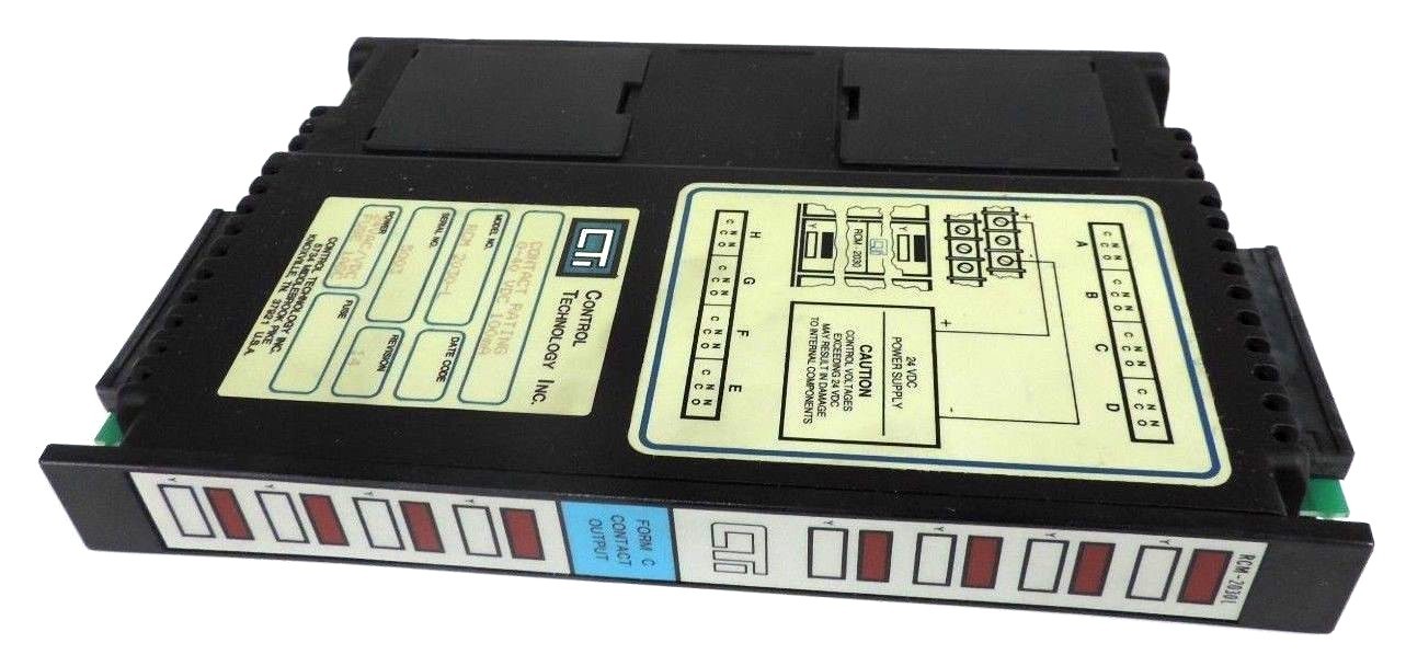 Used CONTROL TECHNOLOGY RCM-2030-L OUTPUT MODULE REVISION 14 RCM2030L