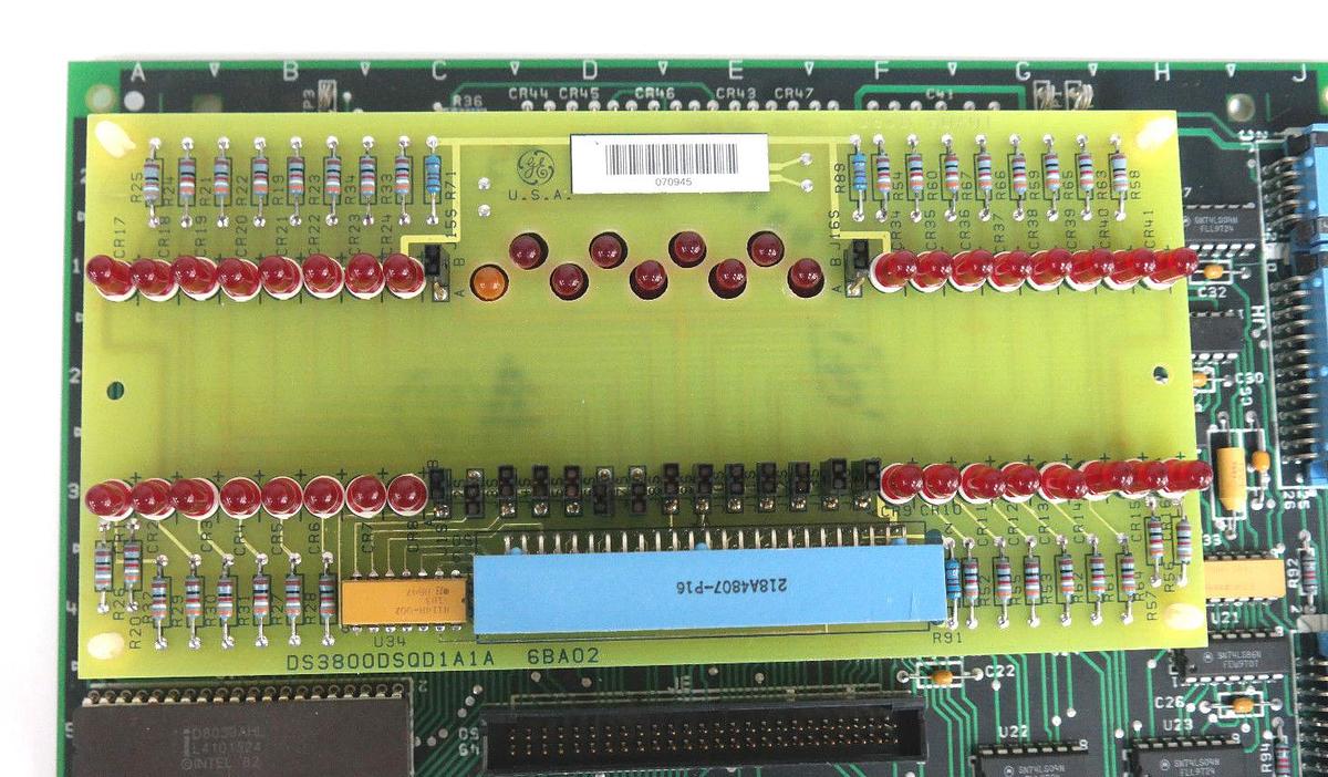 Used GE DS3800HSQD1J1G Mark IV TURBINE CONTROL BOARD W/DS3800DSQD1A1A SEQUENCER BOARD